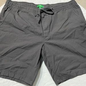 Dark grey mens shorts size xl tie string